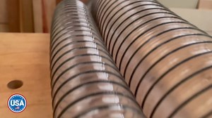 4" X 20' PVC Dust Collection Hose & 4" Blast Gates (6 Pack)