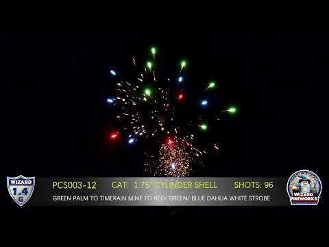 PCS003-12 CYLINDER SHELL WIZARD 1.4G PRO