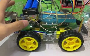 基于arduino的吸尘机器人-吸尘演示