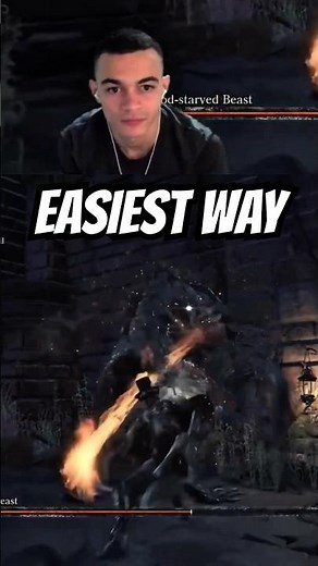 FASTEST WAY TO BEAT BLOOD-STARVED BEAST – BEGINNER GUIDE #bloodborne #bossfight #hunter #shorts #fyp