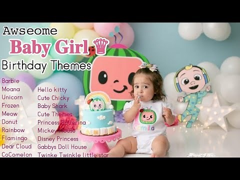 Girls birthday Ideas at home- Baby Girls Birthday Party Decorations - New decorations ideas