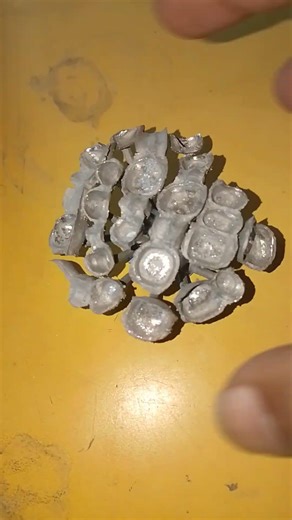 easy cast metal #dentist #dentist #experiment #experiment #foreigntraineddentist #foreig