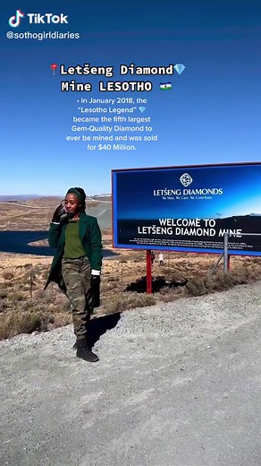 📍 Letšeng Diamond Mine💎Lesotho 🇱🇸. The world’s highest diamond mine at at an elevation of 3,100m above sea level. #lesotho #visitlesotho #diamonds #diamondmine #diamond #lesothotiktok #travelafrica #africantravel #sothogirldiaries #gems #traveltiktok #tiktokafrica