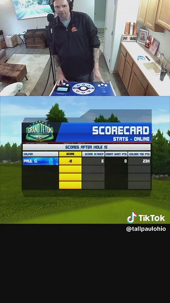 I livestream Golden Tee Golf here on TikTok! Follow if you like! #LIVEhighlights #TikTokLIVE #LIVE #goldentee #golf