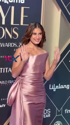 Rasha Thadani Arrived in style at Bollywood Hungama Style Icon Awards 😍✨