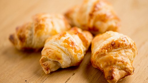 Recette Mini croissant au jambon  (facile, rapide)