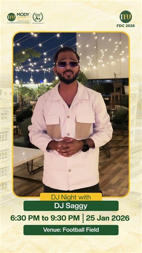 #DJSaggy Live at #ModyUniversity | Founder’s Day DJ Night