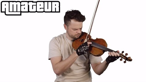 grand theft auto music levels on violin