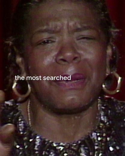 68K views · 837 reactions | Maya Angelou is #TheMostSearched female poet in U.S. Google Trends history. Explore more legends → g.co/blackhistorymonth | Google | Facebook