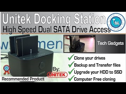 How to clone your Hard Drive? Use a Docking and Cloning Station - HHD to SSD Unitek Type C Station