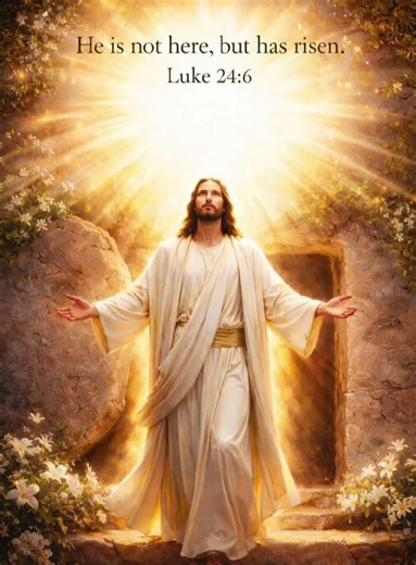 He is risen alive ever and ever 🤍✝️