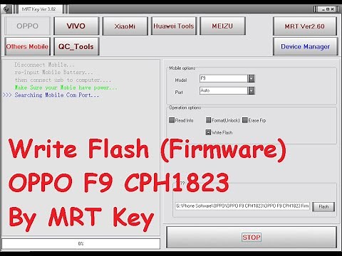 How to write flash (Firmware OPPO F9) by MRT Key