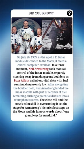 Apollo 11’s 17-Second Miracle Landing