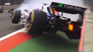 The Mexico City Grand Prix got underway with a little more action than was anticipated 😰 Hear both driver's reactions to the crash now 🗣️ | F1