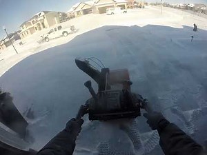 Cub Cadet 24” Snow Blower In Action 7 Inches of Snow 524WE Model 202509654