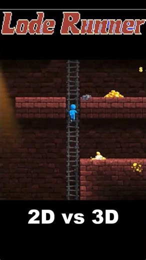 Lode Runner 2D Game vs 3D Game which is your Favorite?