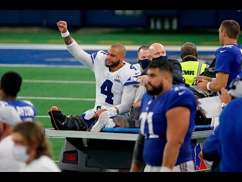 Dallas Cowboys quarterback Dak Prescott goes down with gruesome ankle injury