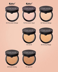 Luminous Silk Compact Powder now has 2 new shades that perfectly match with your Autumn look #NoteCosmetique #SpreadBeauty #CrueltyFreeBeauty #LuminousSilkCompactPowder | Note Cosmetics Maldives