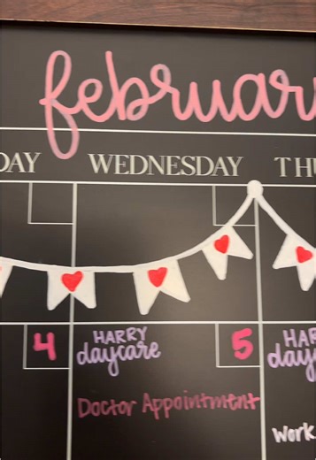 Creative February Chalkboard Calendar Ideas