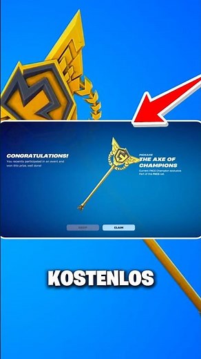 Unlock the rare FNCS pickaxe for free in Fortnite..!😱