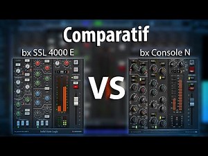 Comparatif entre la bx SSL 4000 E et la bx Console N
