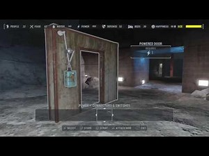 Fallout 4 - How To Connect 2 Switches To 1 Door (Advanced Building)
