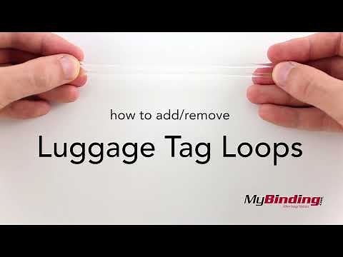 How to Easily Add & Remove Luggage Tag Loops