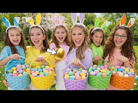 EASTER EGG HUNT 😱🐰 WHO WILL FIND THE GOLDEN EGG?! ✨ #easter #egghunt #viral #trending #challenge