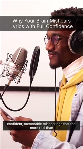 Why Your Brain Mishears Lyrics with Full Confidence