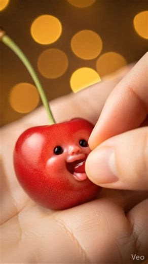 Cherry eating Asmr 🍒 #asmr #satisfyingvedio #eating #fyp #trending