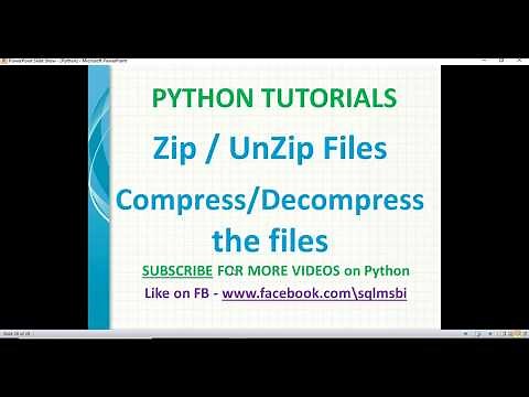 Mind Luster - Learn Python Tutorials | zip and unzip the files in python | python extract files | python zip examples