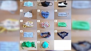 Researchers rank masks by effectiveness