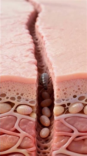 sering Gatal hebat malam hari? Bisa jadi scabies.! #scabies #kulit #animasiedukasi #facts #shorts