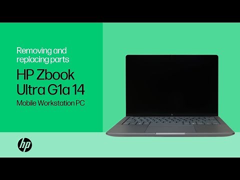 Removing and replacing parts | HP Zbook Ultra G1a 14 Mobile Workstation PC | HP Computer Service
