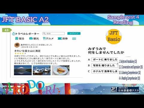 Complete JFT mock exam A2 Exam Simulation | Full sample Practice Test 2026