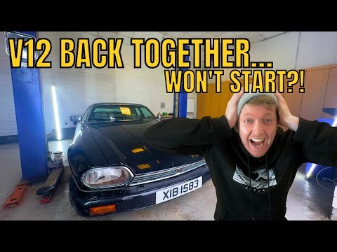 STOP Jaguar XJS V12 FIRES! Fitting Aluminium HALF MOON SEALS & REFITTING EVERYTHING! Part 2
