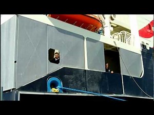 Færgen Leonora Christina ankommer til Bornholm.wmv