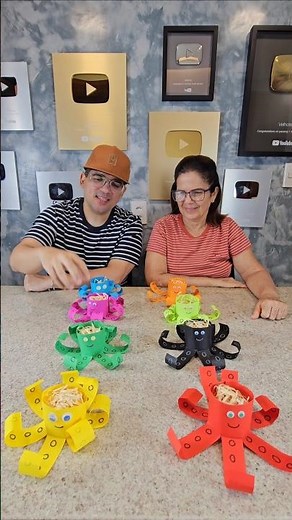 POLVOS DE PAPÉIS COLORIDOS! #shorts