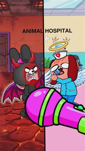 Animal Hospital Roblox: Singing Challenge Rattina vs Nurse Heaven or Hell? Who Sings Better? #roblox