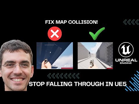 How To Fix Map Collision in Unreal Engine 5 ! Player Falling Through Map Issue (Updated 2025)
