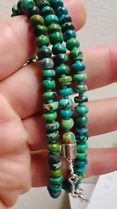 Natural Kingman Turquoise Beads Necklace/southwestern Chocker/ Real Turquoise Beaded Necklace/boho Style /handmade /made in USA - Etsy