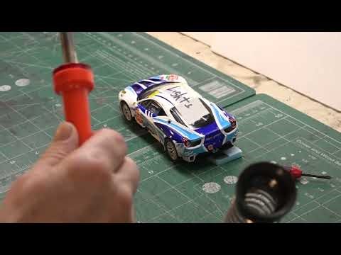 Carrera Evolution Digitized Lights Installation: Ferrari 458 Italia Race Car Part 1 - Tools, etc.