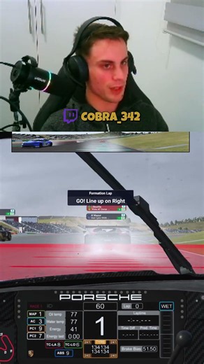 The Race starts are always so scary... #lemansultimate #racing #GT3