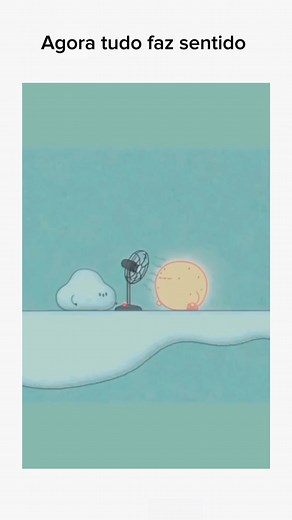 Desenho de Sol e Chuva: Animação de Clima e Tempo