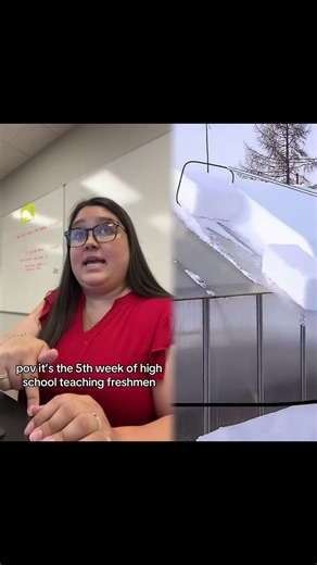 the poster falling down at the end had me packing up my bags to leave #teachers #teachertok #fyp