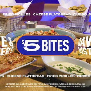 At Dave & Buster's, we don’t limit happy to just one hour. $5 Bites are now available all day, every day. | Dave & Buster's | Facebook