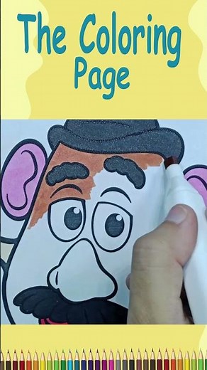 Mr Potato Head Coloring Page | Toy Story Coloring Page | The Coloring Page