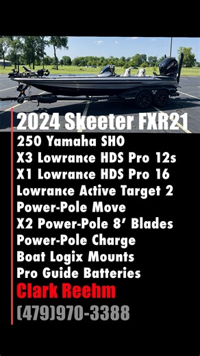 My 2024 Skeeter FXR21 Pro is officially on the market! | Clark Reehm