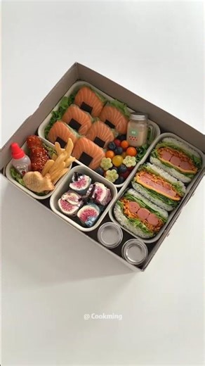 Pack a Picnic Bento with Me - day 168 🍱 和我一起做野餐便當#lunchbox #cooking #bento #asmrvideo #food