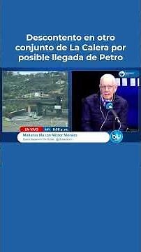 Petro is looking for a house, but neighbors in La Calera are reportedly rejecting him: why?